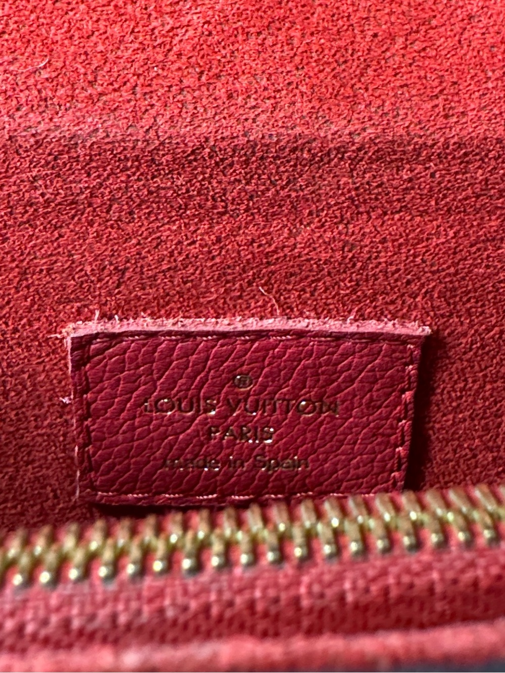 Louis Vuitton Victoire Monogram Red Chain Shoulder Bag - Picture 10 of 13